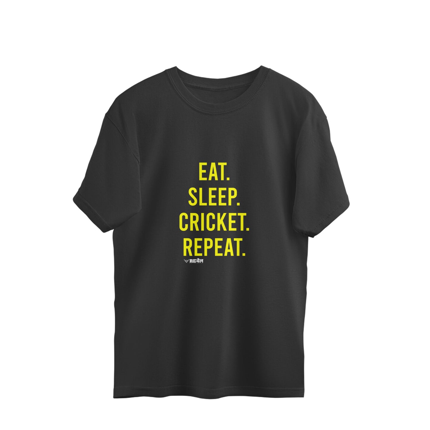 Eat. Sleep. Cricket. Repeat. | Oversized Unisex T-Shirt