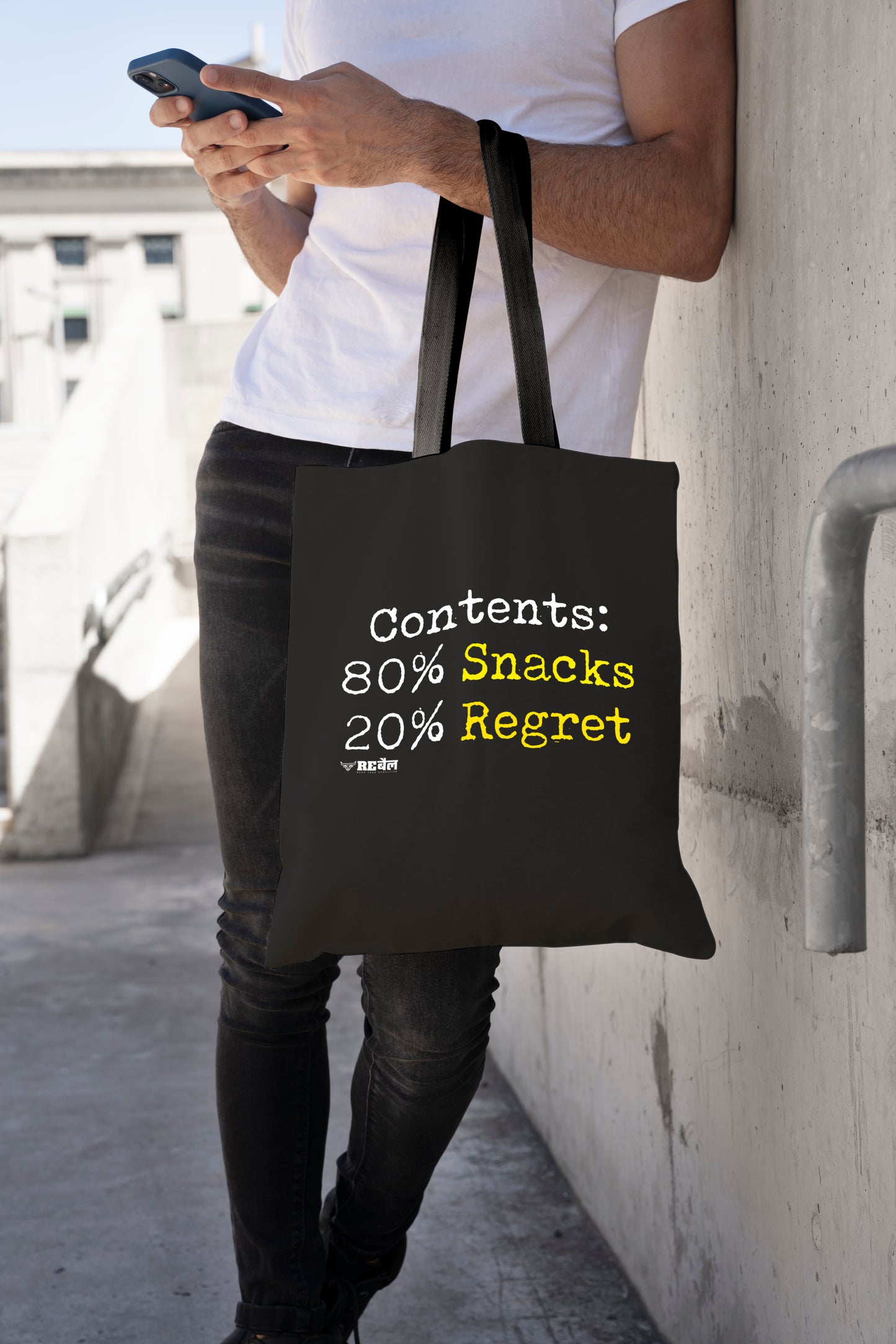 Contents : 80% Snacks, 20% Regret  |  Tote Bag