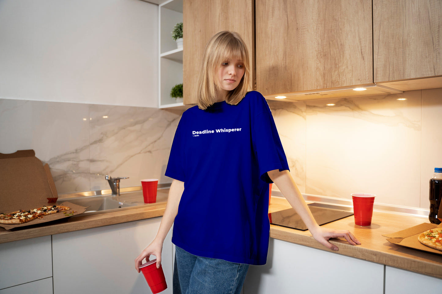 Deadline Whisperer  |  Oversized Unisex T-Shirt
