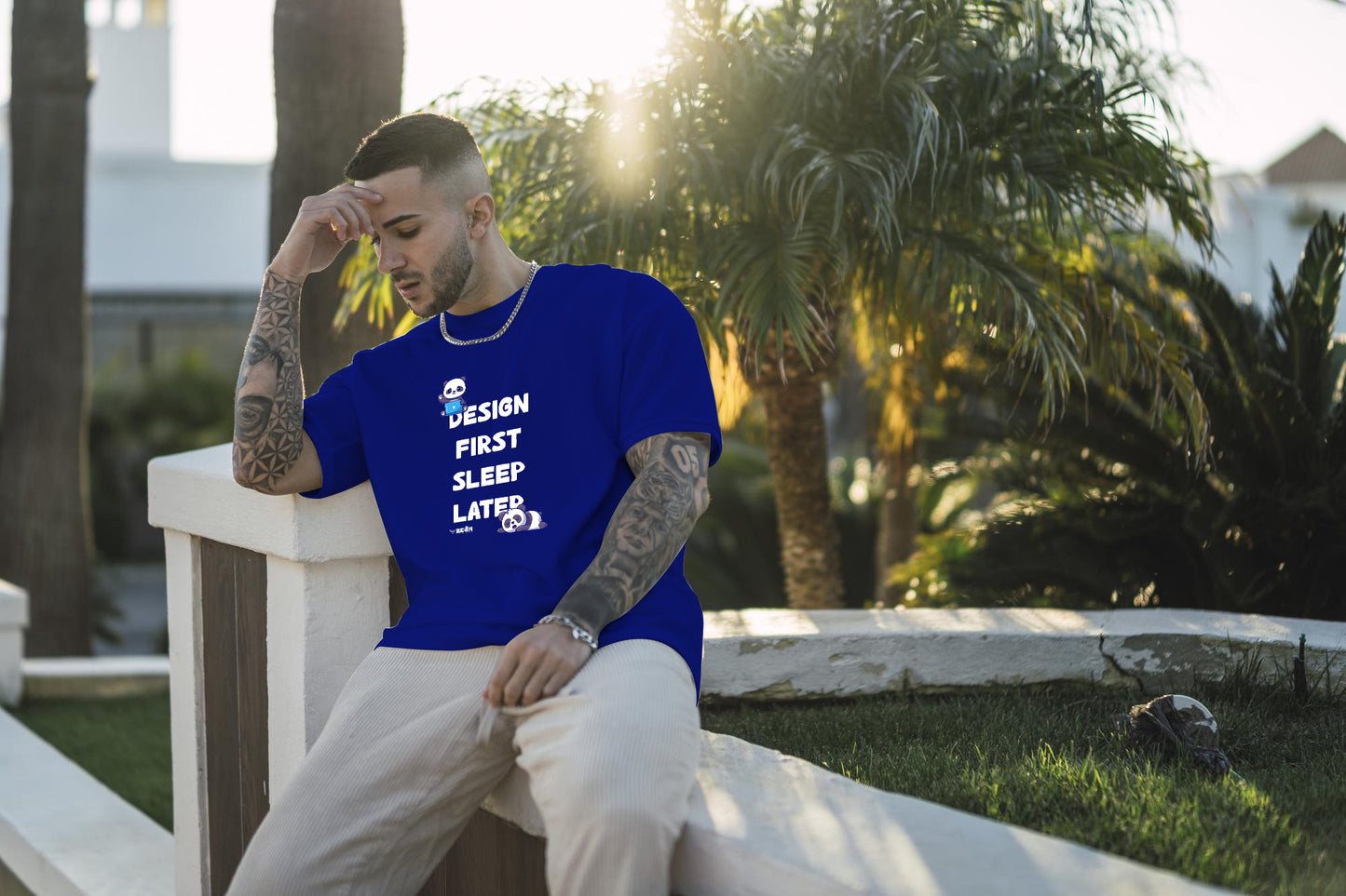 Design First Sleep Later  |  Oversized Unisex T-Shirt