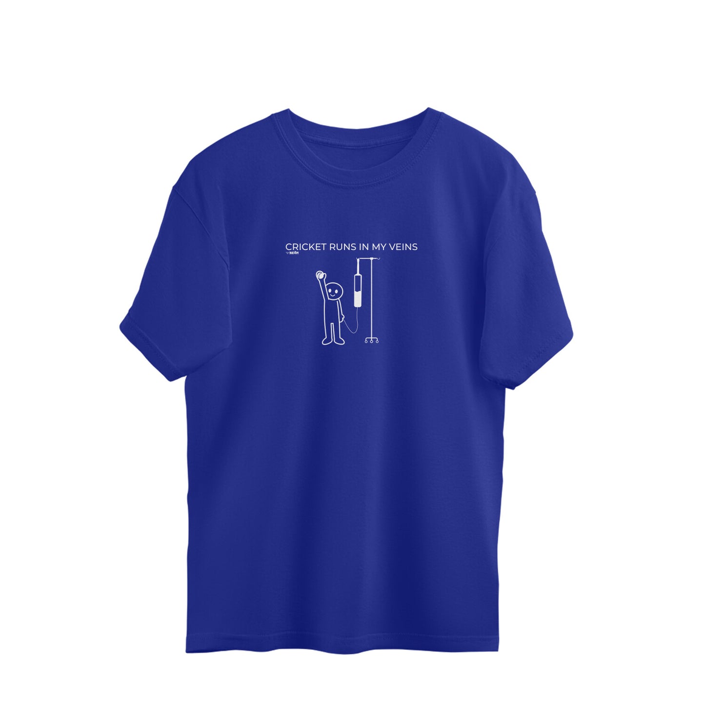 Cricket Runs In My Veins  |  Oversized Unisex T-Shirt