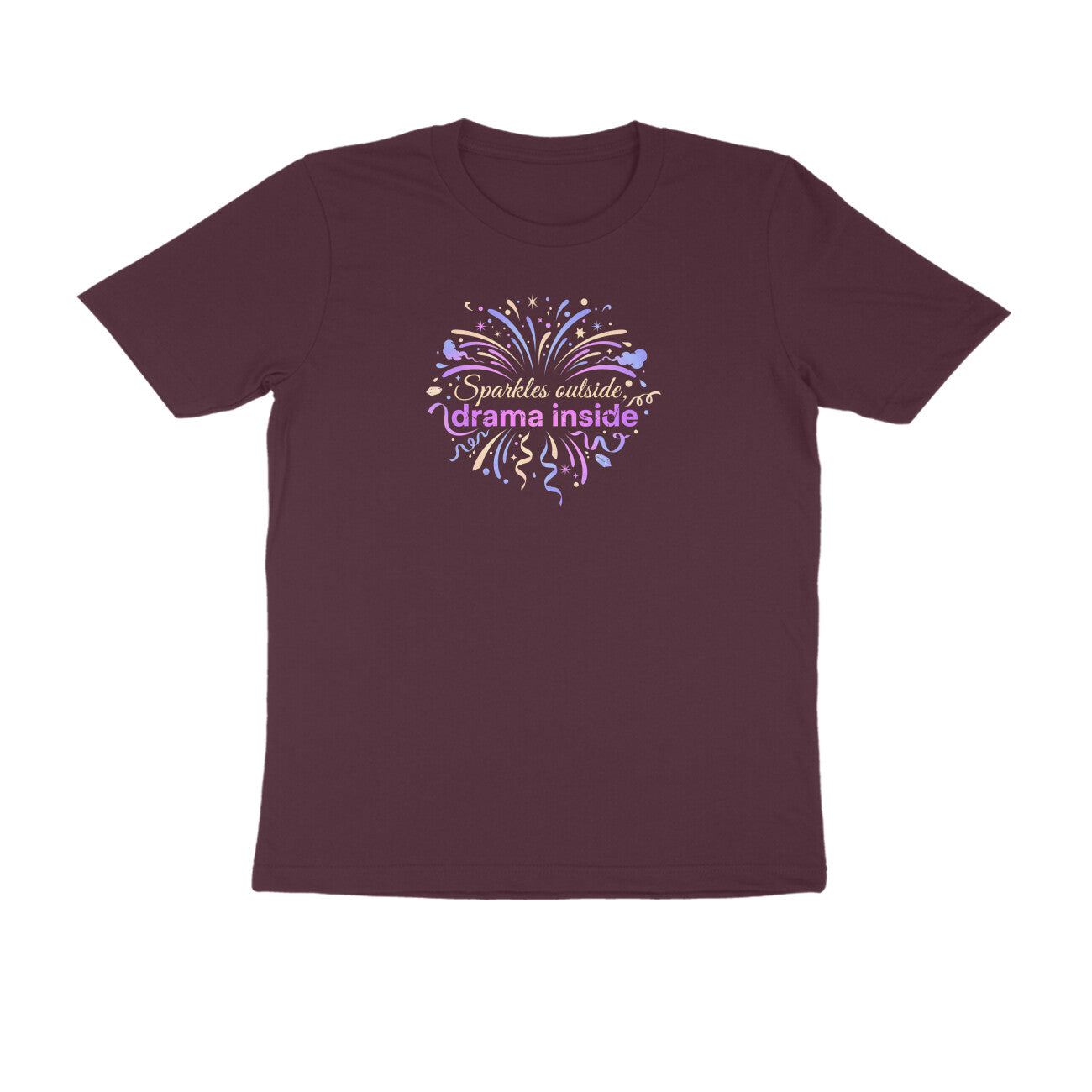 Sparkles Outside. Drama Inside  |  Unisex T-Shirt