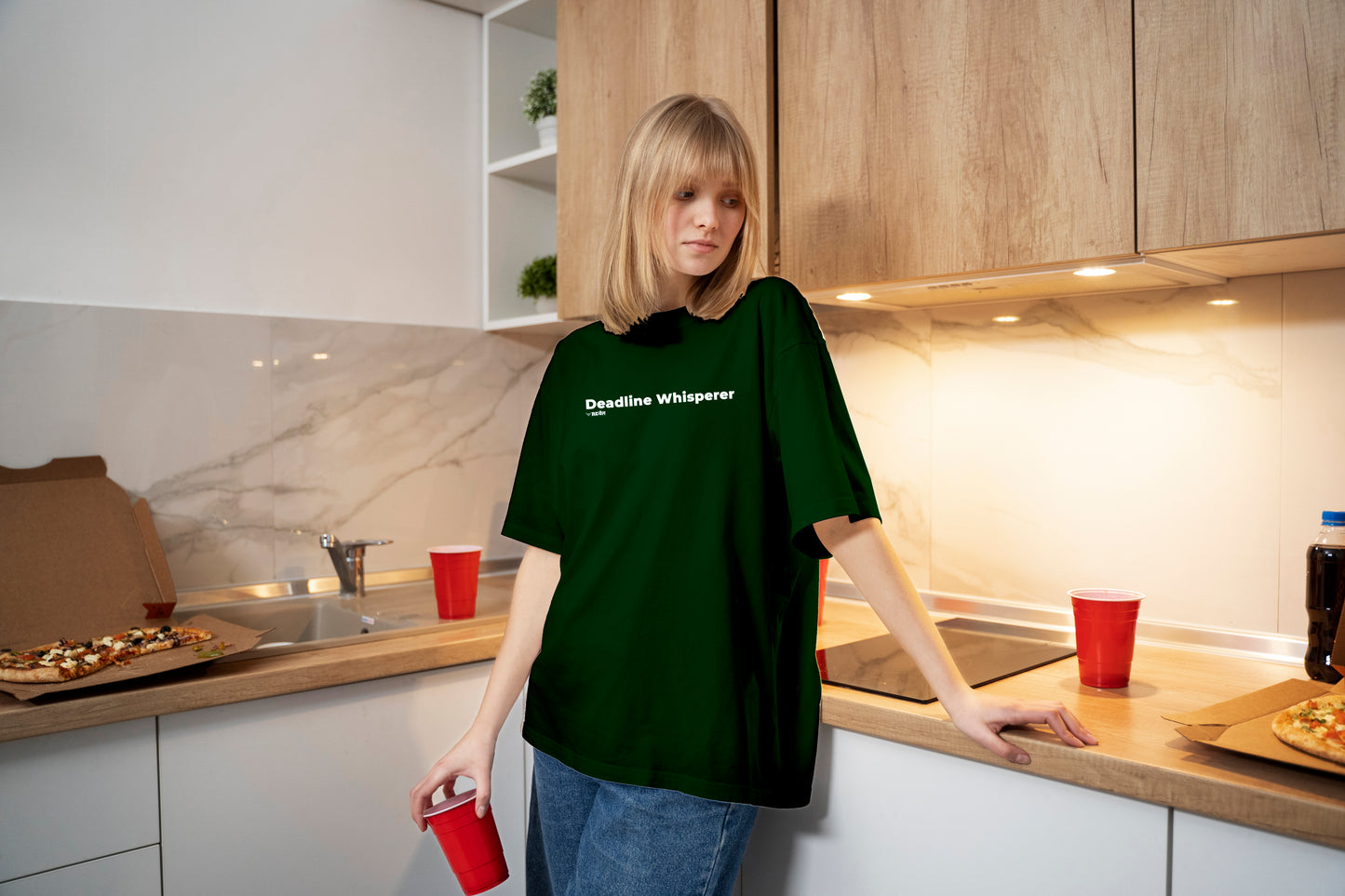 Deadline Whisperer  |  Oversized Unisex T-Shirt