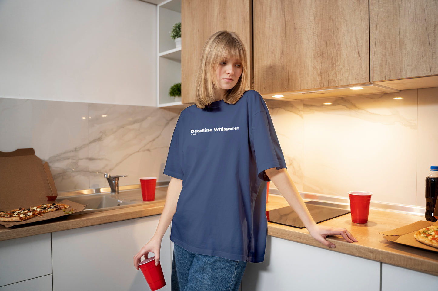 Deadline Whisperer  |  Oversized Unisex T-Shirt