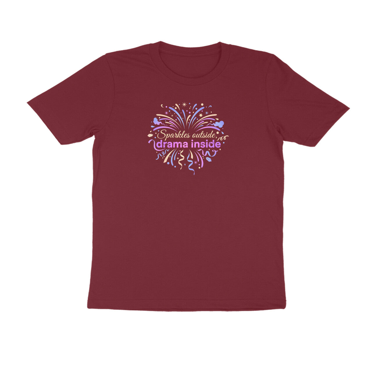 Sparkles Outside. Drama Inside  |  Unisex T-Shirt