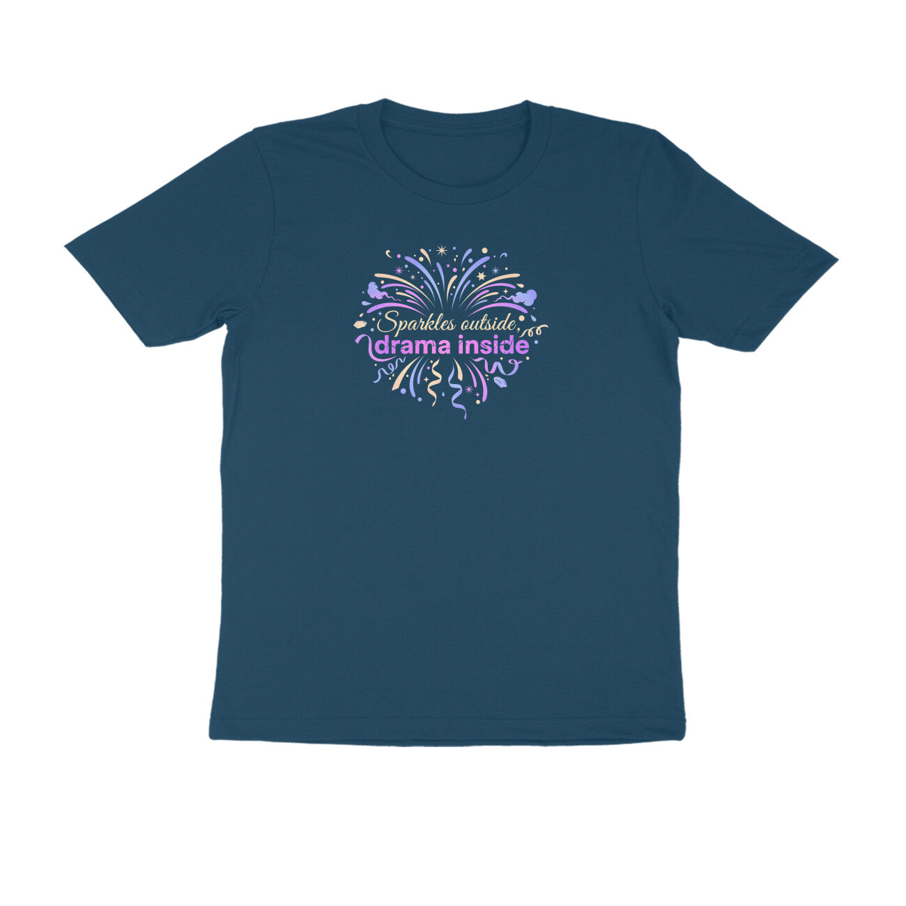 Sparkles Outside. Drama Inside  |  Unisex T-Shirt