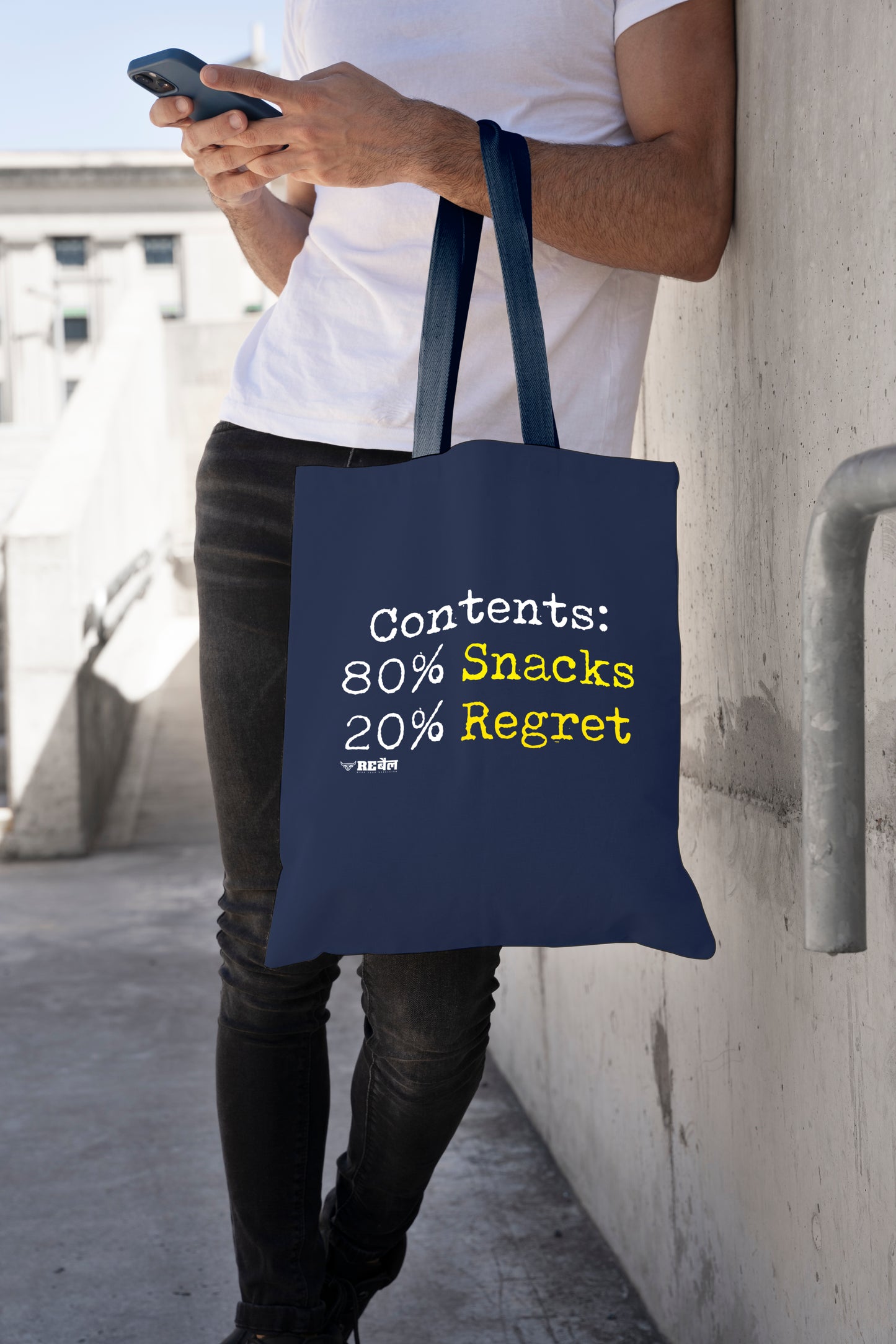 Contents : 80% Snacks, 20% Regret  |  Tote Bag