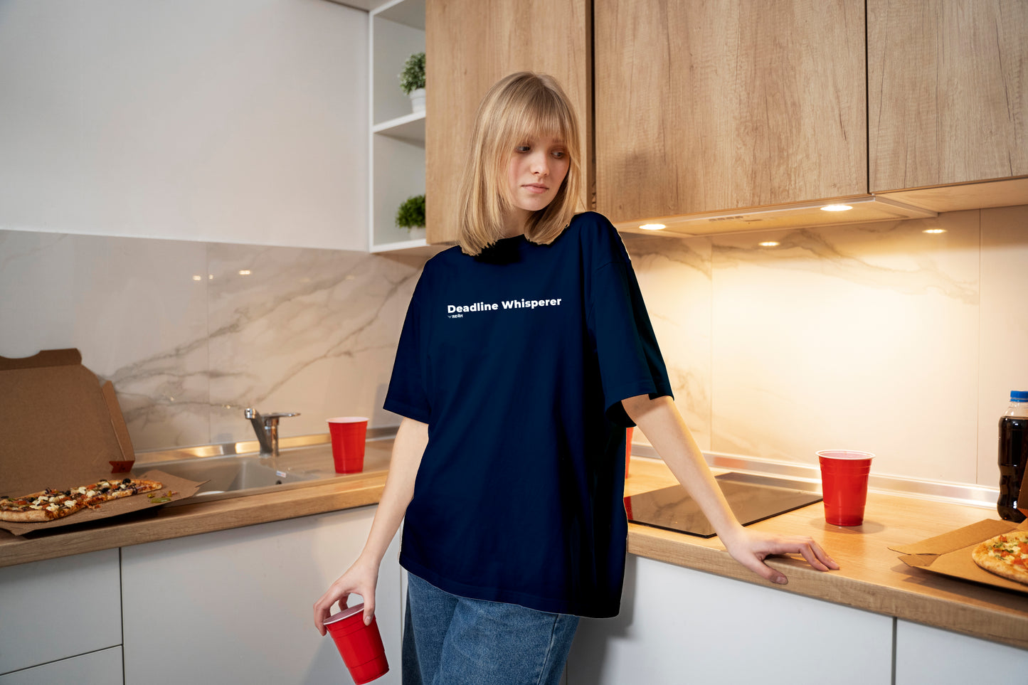 Deadline Whisperer  |  Oversized Unisex T-Shirt