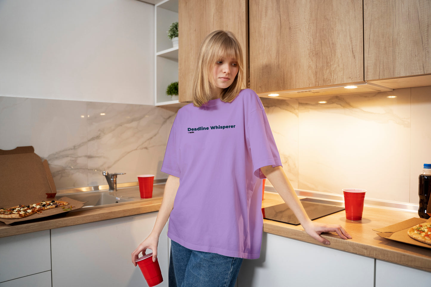 Deadline Whisperer  |  Oversized Unisex T-Shirt