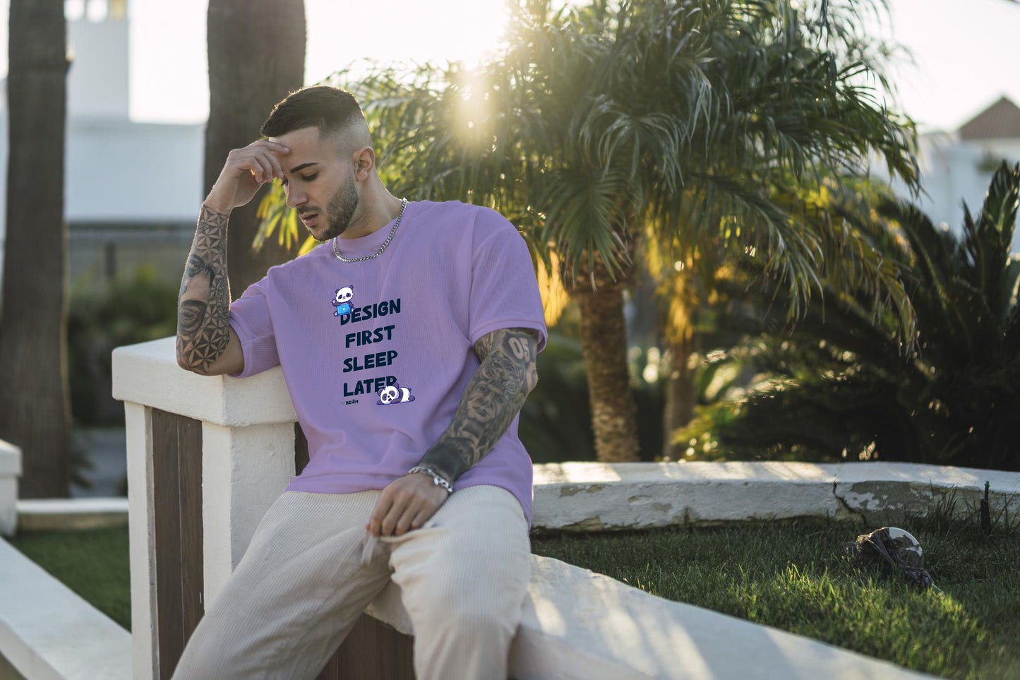 Design First Sleep Later  |  Oversized Unisex T-Shirt