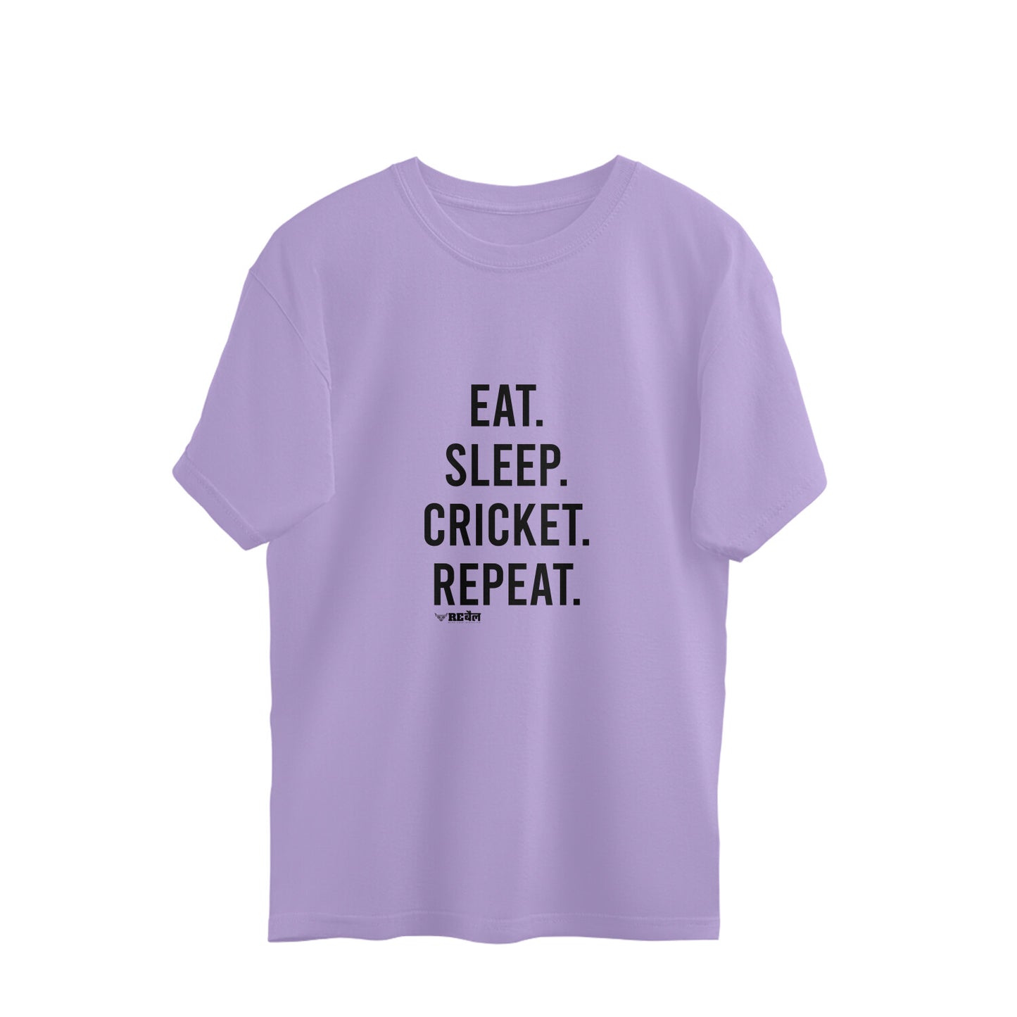 Eat. Sleep. Cricket. Repeat.  |  Oversized Unisex T-Shirt