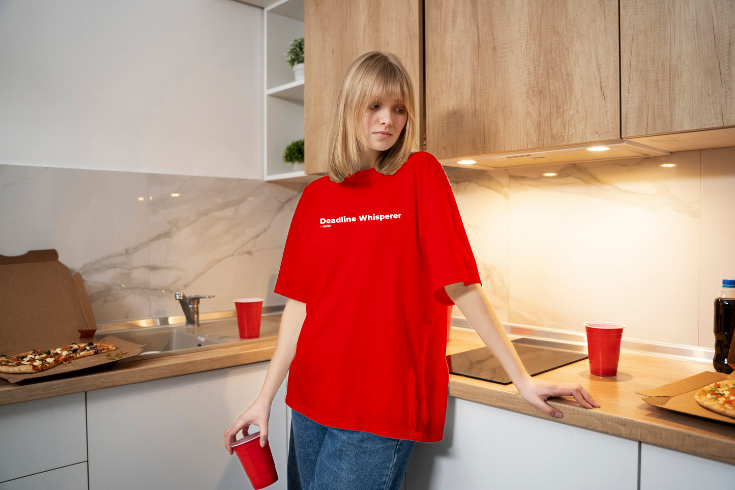 Deadline Whisperer  |  Oversized Unisex T-Shirt